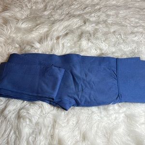 Womens Forever21 athletic leggings in blue